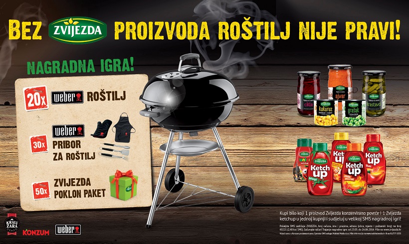Nagradna igra: Bez Zvijezda proizvoda roštilj nije pravi!