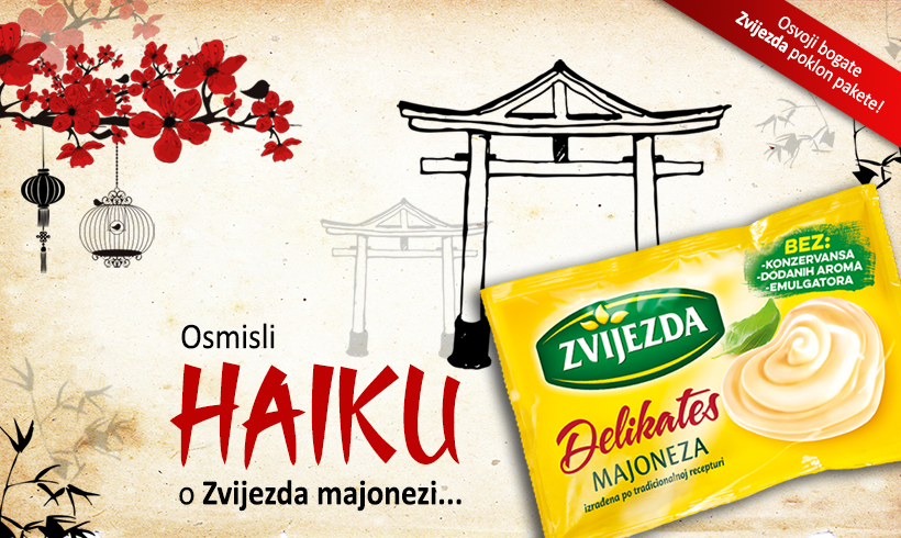 Nagradni natječaj: Osmisli haiku o majonezi