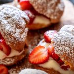 Princeze s kremom od jagoda (Profiteroli)